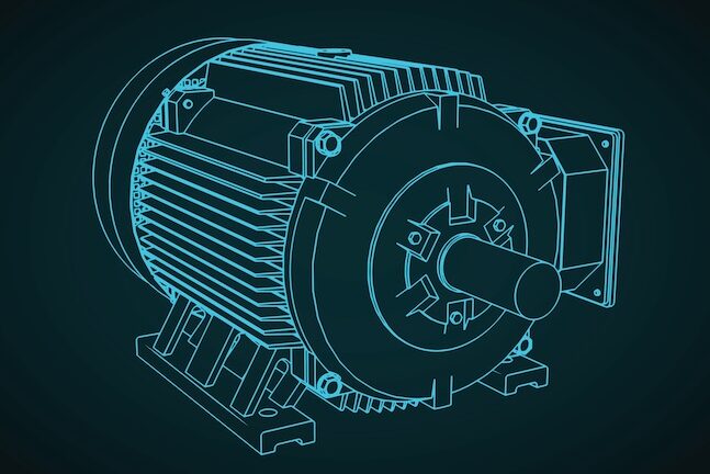 Electric motor blueprint